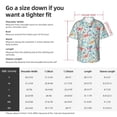 thumbnail image 5 of Disketp Hawaiian Shirts for Men,Butterflies Print Mens Casual Short Sleeve Button Down Shirts Beach Shirt, 5 of 7