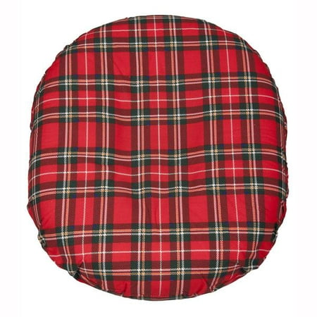 

PCP Foam Ring Cushion Removable Cover Plaid 18 inches