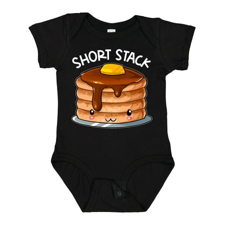 

Inktastic Short Stack Cute Pancake Breakfast Gift Baby Boy or Baby Girl Bodysuit