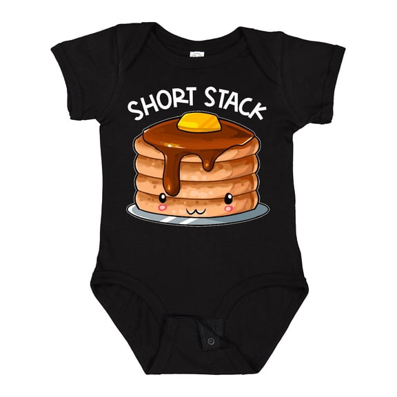 Inktastic Short Stack Cute Pancake Breakfast Boys or Girls Baby Bodysuit