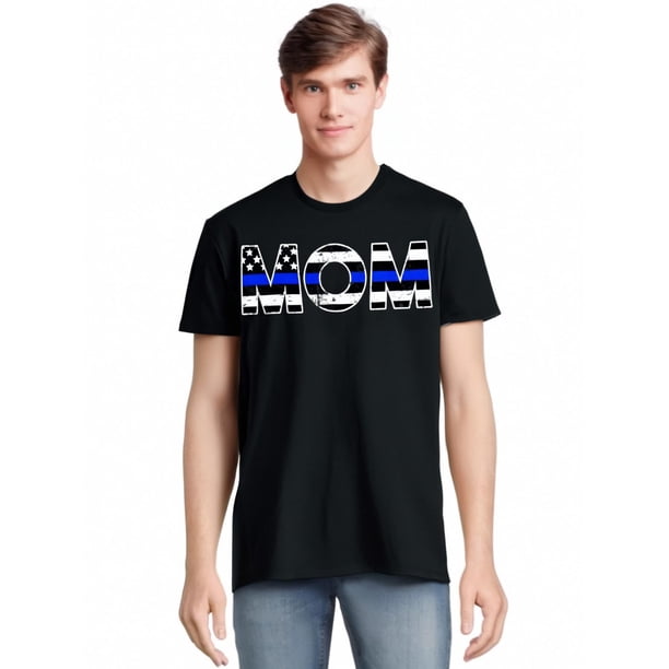 Camiseta de mamá policía, camiseta de mamá madre, camiseta de mujer para adultos, hombres, mujeres, adolescentes, jóvenes.
