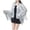 Silver, variant on Women'S Sequin Long Sleeve Tassel Lapel Zipper Loose Jacket Plus Size Coat Silver A