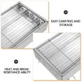thumbnail image 4 of RUNROTOO Barbecue d'Extérieur en Acier Inoxydable, Gril Pliant, Style Compact, 1 Ensemble, 4 of 8