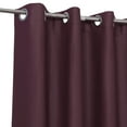 thumbnail image 4 of PiccoCasa 2Pcs Blockout Window Curtain for Kitchen, 42 x 84 inch Burgundy, 4 of 6