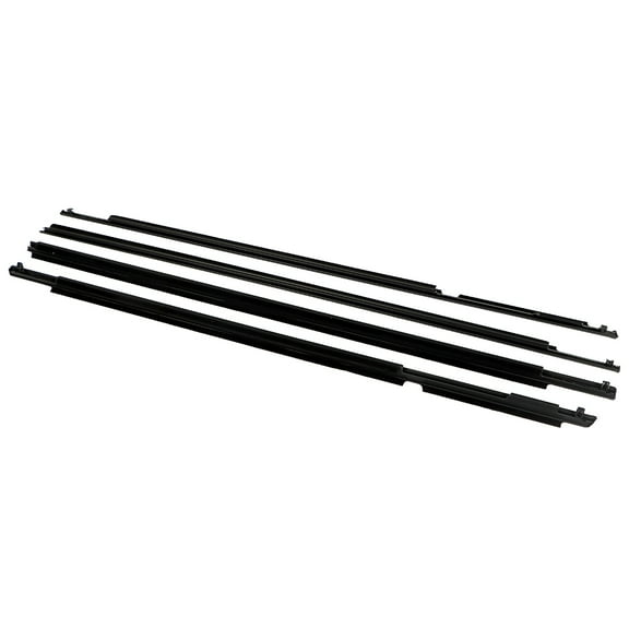 labwork 4PCS Window Weatherstrip Car Outside Seal Belt Black Rubber Replacement for 2010-2021 4Runner