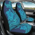 thumbnail image 2 of Binienty Blue Sea Turtle Car Seat Cover Non-Slip Auto Front Seat Covers Breathable Thin Automobile Seats Protectors Car Accessories for Vehicle Cars Sedan Truck SUV Van, 2 of 8