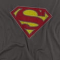 thumbnail image 3 of Superman - Logo Distressed Kids T Shirt (Large) for Youth Toddler Boys and Girls, Charcoal, 3 of 5