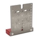 thumbnail image 5 of Localizador de perforación de orificios de bisagra, guía de montaje de bisagra de puerta de gabinete de aleación de aluminio, localizador de taladro para agujeros de carpintería L, 5 of 8