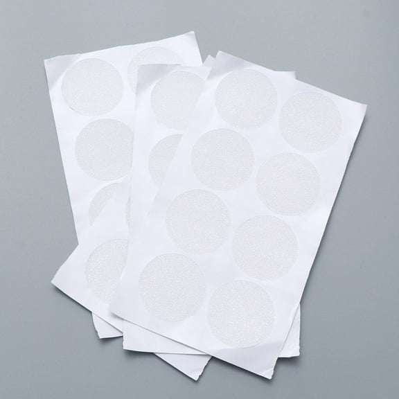 Milisten 32Pcs Non- Bathtub Stickers White PEVA Adhesive Safety Bath Shower Floor Grip Pads