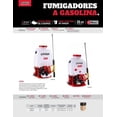 thumbnail image 2 of Fumigador Aspersor Sanitizante 16L Tanq 600ml Mochila Urrea FUMU16, 2 of 3