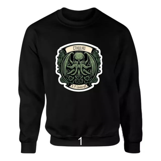 Sudadera Lisa Cthulhu Lovecraft