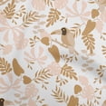 thumbnail image 1 of oneOone Cotton Cambric Light Brown Fabric Tropical Sewing Material Print Fabric By The Yard 56 Inch Wide, 1 of 4