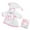 Pink_001, variant on YOUSNH Kid's Boys Girls Raincoat with School Bag and Hood Students Children Cartoon Animals Printing Long Raincoat Rain Cape Girls Rain Wear Green_002 2-3 Years
