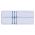 thumbnail image 3 of BNM Turkish Cotton Luxury Bath Sheet Set of 2, Light Blue, 3 of 5