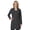 Charcoal, variant on Women's 35" Stand Up Collar Medical Lab Coat, White, L
