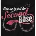 thumbnail image 2 of Step Up To Bat For Second Base Hoodie Sweatshirt Women Brisco Brands S, 2 of 6