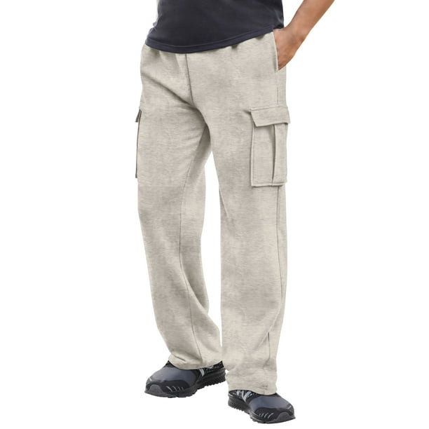 big and tall men's cargo sweatpants