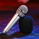 thumbnail image 4 of Healifty Mini Karaoke Microphone Micrófono portátil de voz / instrumento para grabación de voz Chat y canto (plateado), 4 of 5