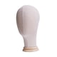thumbnail image 2 of Cabeza de maniquí, cabeza de peluca, con base, modelo cosmético, cabeza de maniquí resistente, modelo de maniquí de cabello para salón de belleza o, 2 of 9