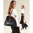 thumbnail image 2 of Bolsa de mano para portátil LOVEVOOK para mujer de 15.6 pulgadas, piel impermeable, 2 of 8