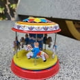 thumbnail image 2 of Jiibva Vintage Wind-Up Tin Robot - Mechanical Shelf Display Decoration, 2 of 7