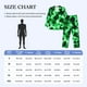 thumbnail image 4 of Balery Green Tie Dye Pijama para Hombre de Dos Piezas con Manga Larga, Conjunto de Dormir y Descanso Suave con Bolsillos-Medium, 4 of 7