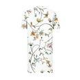 thumbnail image 5 of RQYYD Plus Size Tshirt Dress for Women Floral Print High Waist Soft Comfy Casual Fit City Walk Sundress with Pockets, 5 of 5