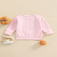 thumbnail image 3 of Sweatshirts d'Halloween pour Bébés Filles Garçons Imprimé Lettre Col Rond Manches Longues Pulls Automne Hiver Hauts Décontractés, 3 of 6