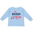 thumbnail image 3 of Inktastic 4th of July Boom Y'all with Red White and Blue Stars Boys or Girls Long Sleeve Toddler T-Shirt, 3 of 5