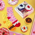 thumbnail image 2 of Funny Donut Socks Box for Women Girls Teens - Fun Novelty Cute Funky Cotton Socks Valentine Birthday Christmas Gifts Stocking Stuffers, 2 of 6