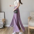 thumbnail image 4 of RKZDSR Pantalon Grand Long Décontracté Mode Femme Couleur Unie, 4 of 6