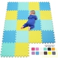 thumbnail image 3 of Alfombrillas de espuma qqpp de goma EVA, 18 baldosas, para tapete de juego para bebés, 3 of 6