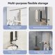 thumbnail image 3 of No Drilling Folding Clothes Drying Rack Towel Hooks Coat Rack Hat Wall Hanger Adhesive Wall Hooks Storage Hanging, 3 of 5