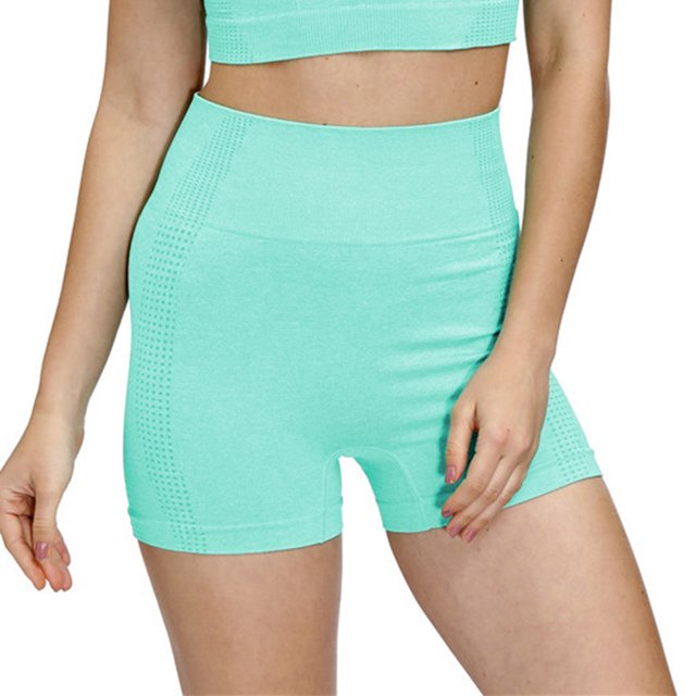 Pantalones cortos deportivos para mujer Pantalones cortos de yoga Estiramiento de cintura alta Entre Abanopi Pantalones cortos de yoga