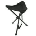 thumbnail image 3 of Foldable Chair,  Stability Folding Tripod Stool 600D Oxford Cloth  For Fishing Black, 3 of 8