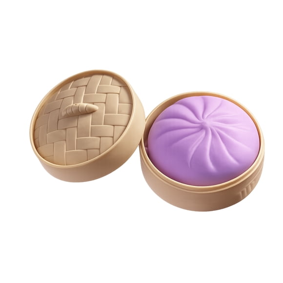Baozi Squishy, Grande Balle Sensorielle Mystère Baozi Anti-Stress pour Adultes et Ados, Soulagement de l'Anxiété Fidget, Pâte de Décompression Douce à Presser