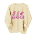 thumbnail image 2 of Ailaofu Womens Casual Crewneck Sweatshirt Long Sleeve Tops Cute Pullover Loose Fit, 2 of 6