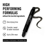 Everpro Gray Away Temporary Hair Color Root Touch-up Quick Stick, Black, 0.10 oz