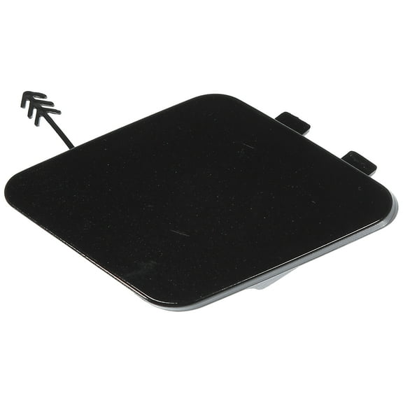 Front Bumper Tow Hook Cover Car Towing Hook Eye Hole Cover Fit for Audi Q3 Black