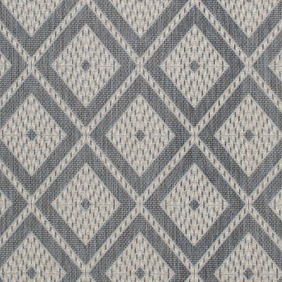 Loomaknoti Melbourne Davion 5' x 7' Geometric Indoor/Outdoor Area Rug , Blue