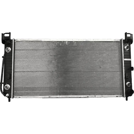 New Aluminum Core Radiator Compatible With GMC Sierra 1500 Classic WT 8 Cyl 4.8L Sierra 1500 SLE 8 Cyl 6.0L Yukon XL 1500 SLT 8 Cyl 5.3L 1999-2014 By 3653 RA10039 CU2370 21015