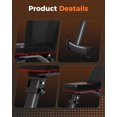 thumbnail image 4 of Adjustable Weight Bench for Home Gym, 5-Levels Versatile Foldable Bench for Full Body Workout Strength Training, 660LBS Incline Decline Bench with Quick Folding& Fast Adjustment, 4 of 7