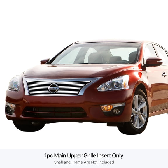 2013-2015 Nissan Altima 8X6 HORIZONTAL BILLET Stainless Steel Billet Grille