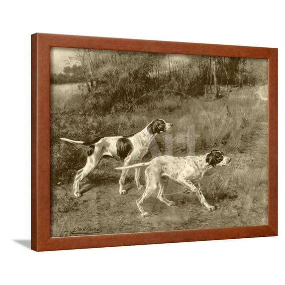 Rip Rap and Lad of Rush, Animals Framed Art Print Wall Art by Edmund Henry Osthaus Sold by Art.Com