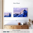 thumbnail image 4 of Elephant Stock Mt Everest Summit Wall Art - Horizontal Canvas Wall Art - Living Room Wall Decor - Nature Canvas - Blue And Purple Decor - 12" x 8", 4 of 8