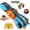 blue, variant on 2.4GHz RC Stunt Car, 360° Rotating Deformation Vehicle with Gesture & Watch Control, All-Terrain Remote Control Deformed Car for Adults & Teens