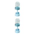 thumbnail image 4 of Moyic Juego de soporte para cepillos de dientes organizador de Paja de trigo Azul Lampenform 2piezas, 4 of 5
