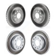 thumbnail image 1 of Genius Front Rear Coated Disc Brake Rotors Kit for Car 2006-2009 Volkswagen Rabbit with 288mm Diameter Rotor KG-101015, 1 of 9