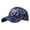 Navy, variant on Gyujnb Women Printed Throwback Washed Soft Suede Like Adjustable Baseball Cap for Outdoor Beach Daily Wear,One Size