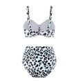 thumbnail image 3 of UFOUND Women Maternity Swimsuits Floral Graphic Printed V Neck Swim Tankini Flowy Top And Shorts Tank Top Shorts Set Suit Swimming, 3 of 6